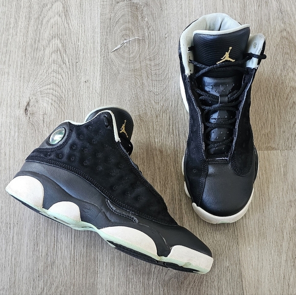 Size 6.5Y Air Jordan 13 Retro GS Black White Mint Foam - Picture 1 of 8